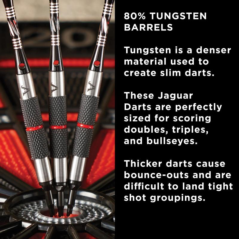 Viper Jaguar Darts 80% Tungsten Soft Tip Darts Silver Barrel 18 Grams - Image 5