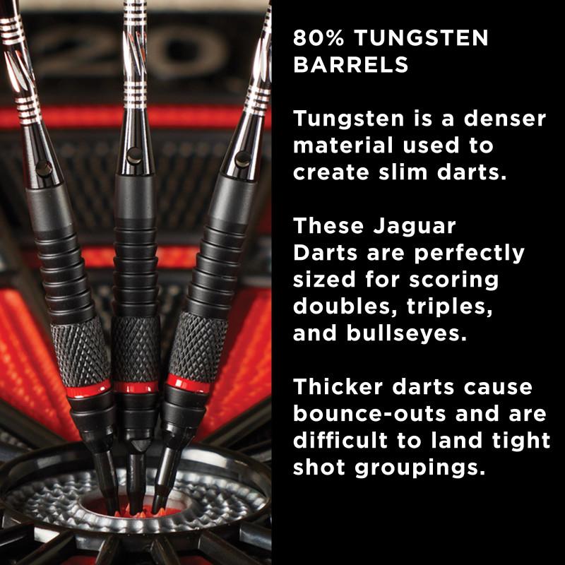 Viper Jaguar Darts 80% Tungsten Soft Tip Darts 1 Small Knurled Ring 18 Grams - Image 5