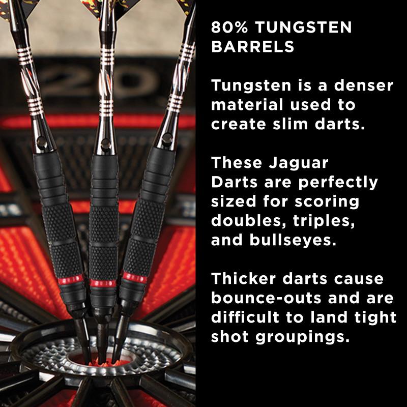 Viper Jaguar Darts 80% Tungsten Soft Tip Darts 2 Knurled Rings 18 Grams - Image 5