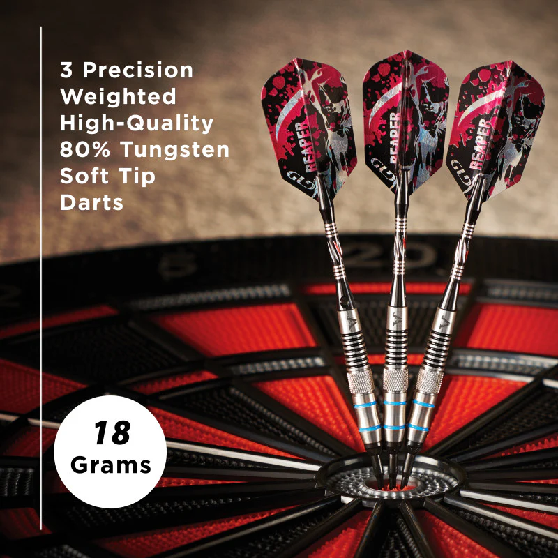 Viper Grim Reaper 80% Tungsten Soft Tip Darts Blue Rings - Image 7