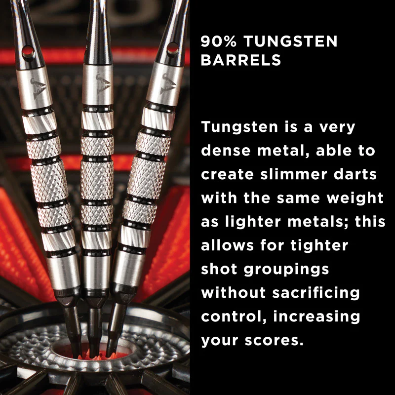 Viper Element Darts 90% Tungsten Soft Tip Darts Knurled Barrel 18 Grams - Image 5
