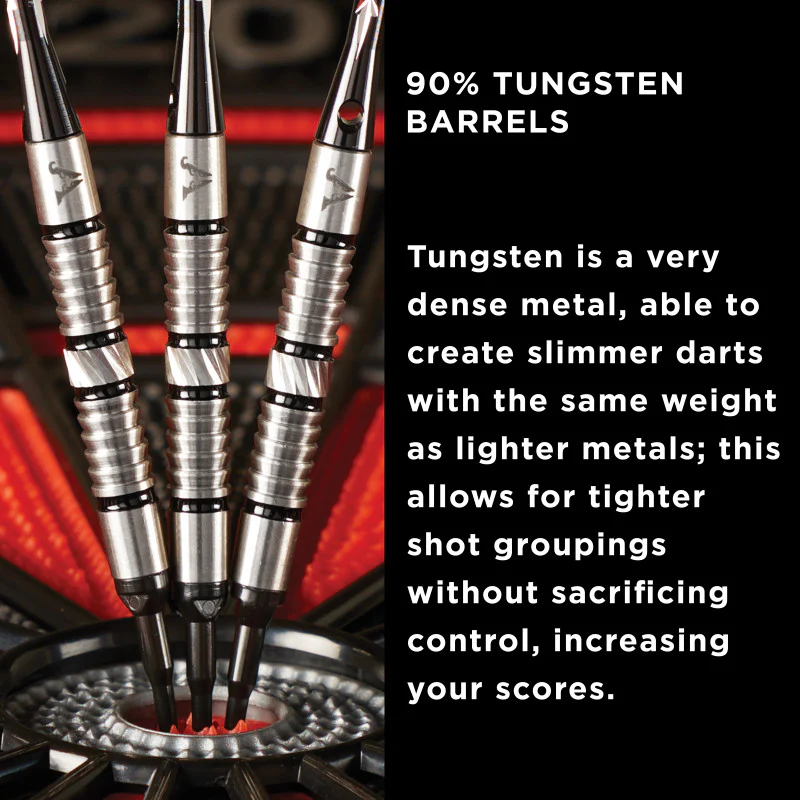 Viper Element Darts 90% Tungsten Soft Tip Darts Shark Fin Barrel 18 Grams - Image 5