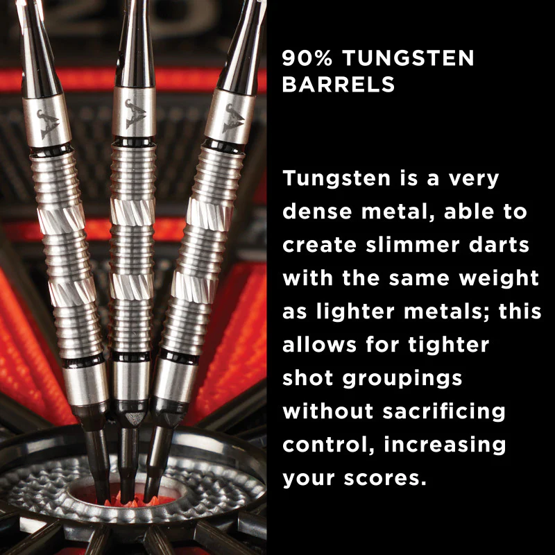 Viper Element Darts 90% Tungsten Soft Tip Darts Grooved Barrel 18 Grams - Image 5