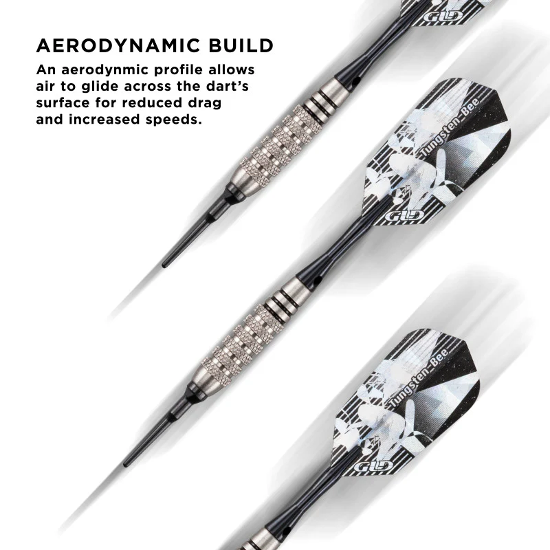 Viper Bee 80% Tungsten Soft Tip Darts Knurled Barrel 18 Grams - Image 2