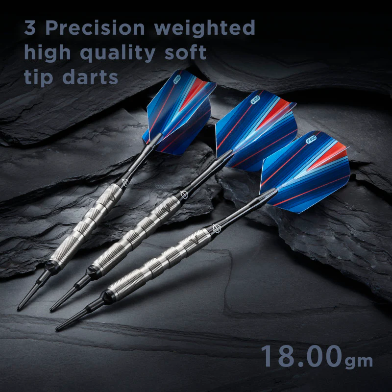 Viper Sidewinder Darts 80% Tungsten Soft Tip Darts Ringed Barrel 18 Grams - Image 6