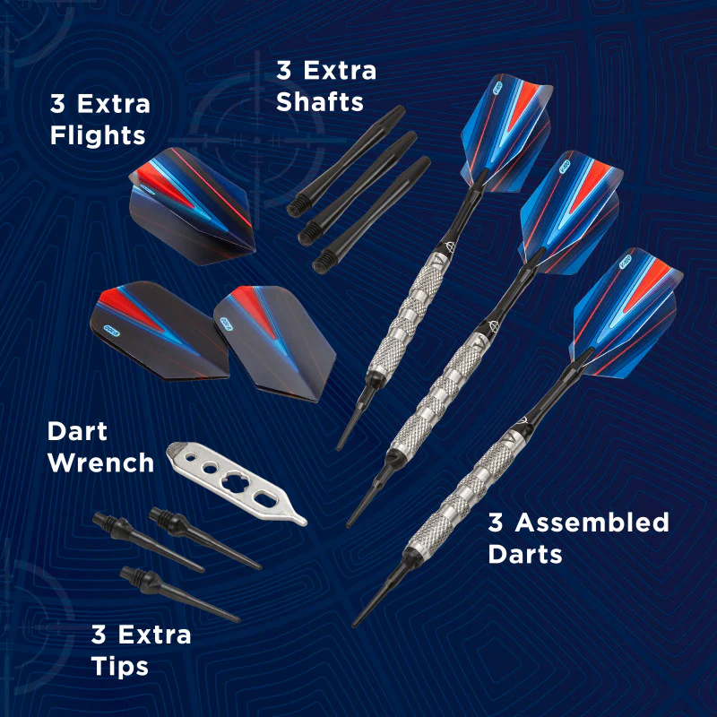 Viper Sidewinder Darts 80% Tungsten Soft Tip Darts Knurled Barrel 18 Grams - Image 4