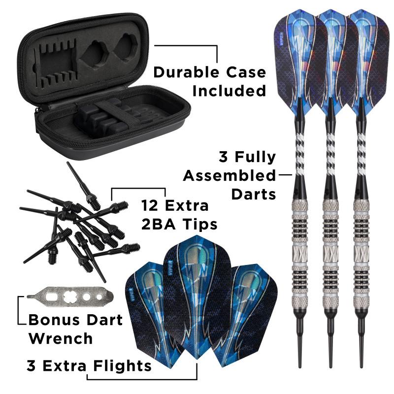 Viper Astro Darts 80% Tungsten Soft Tip Darts Black Rings 20 Grams - Image 4