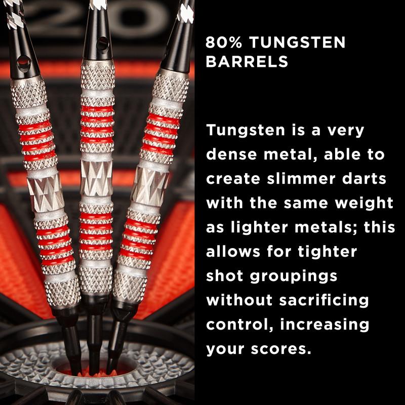 Viper Astro Darts 80% Tungsten Soft Tip Darts Red Rings 20 Grams - Image 5