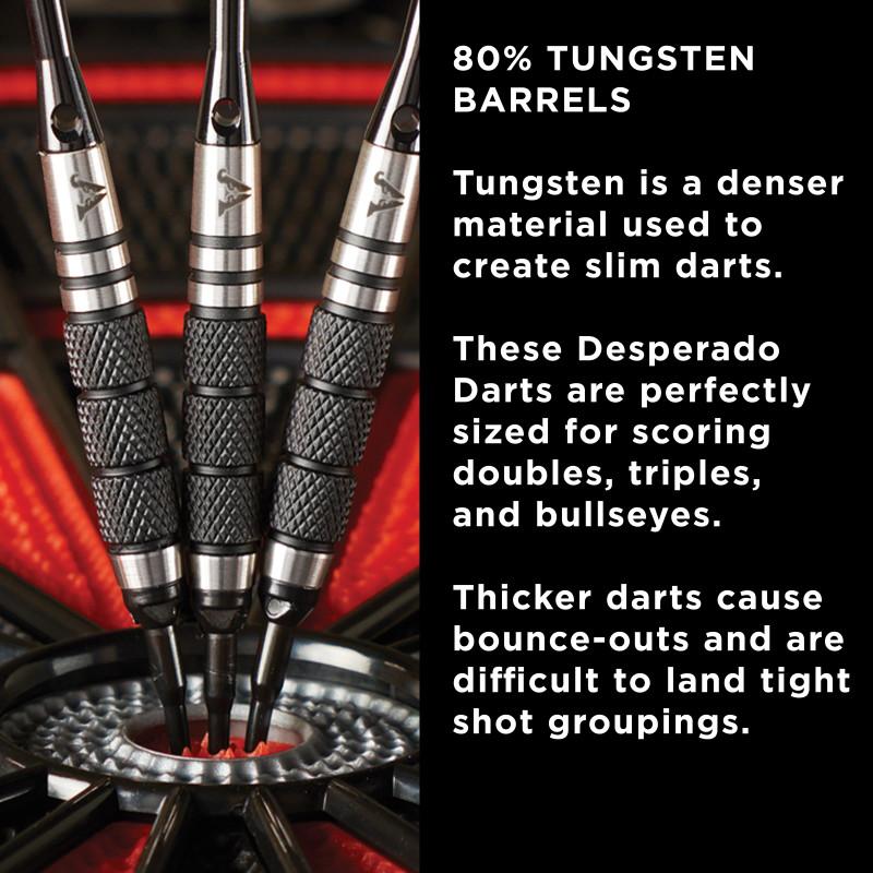 Viper Desperado 80% Tungsten Iron Cross Soft Tip Darts 3 Knurled Rings 18 Grams - Image 5