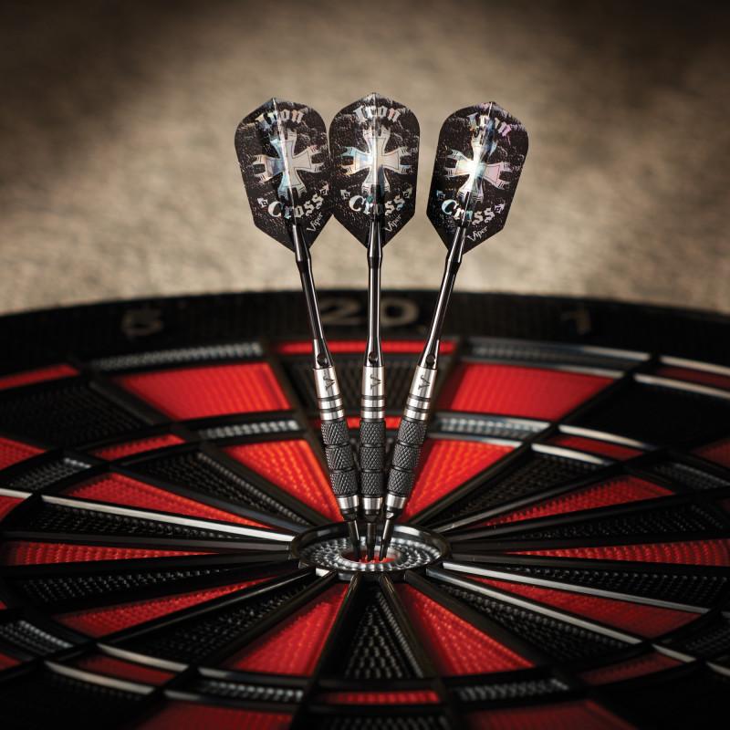 Viper Desperado 80% Tungsten Iron Cross Soft Tip Darts 3 Knurled Rings 18 Grams - Image 7