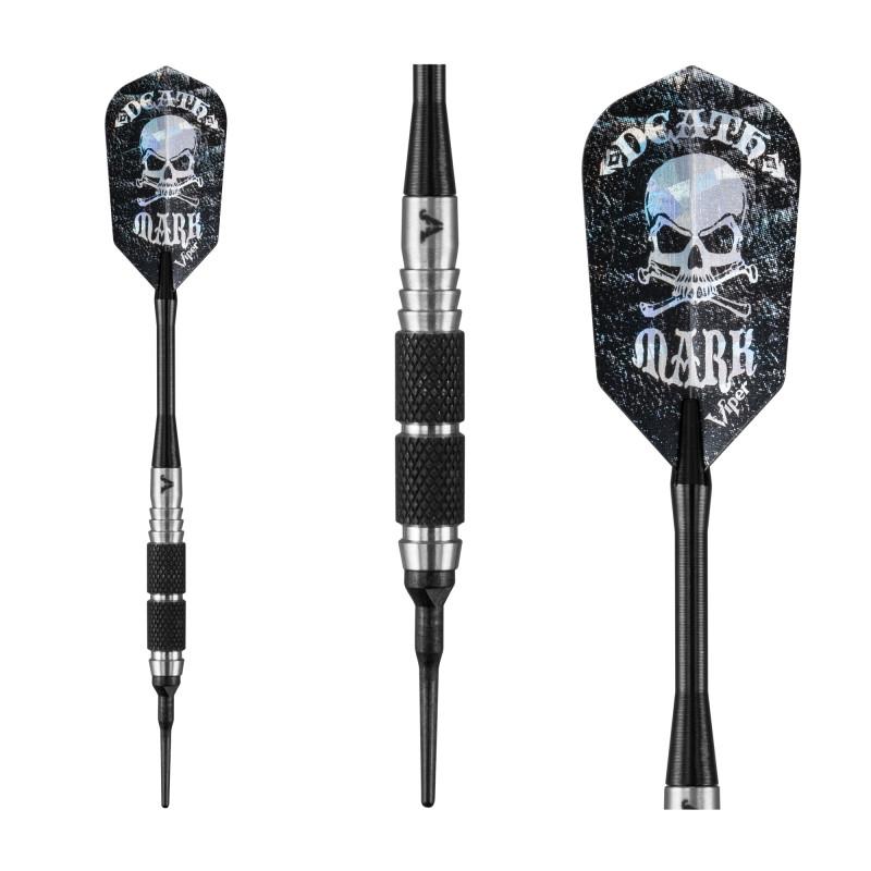 Viper Desperado 80% Tungsten Death Mark Soft Tip Darts 1 Knurled Ring 18 Grams - Image 9