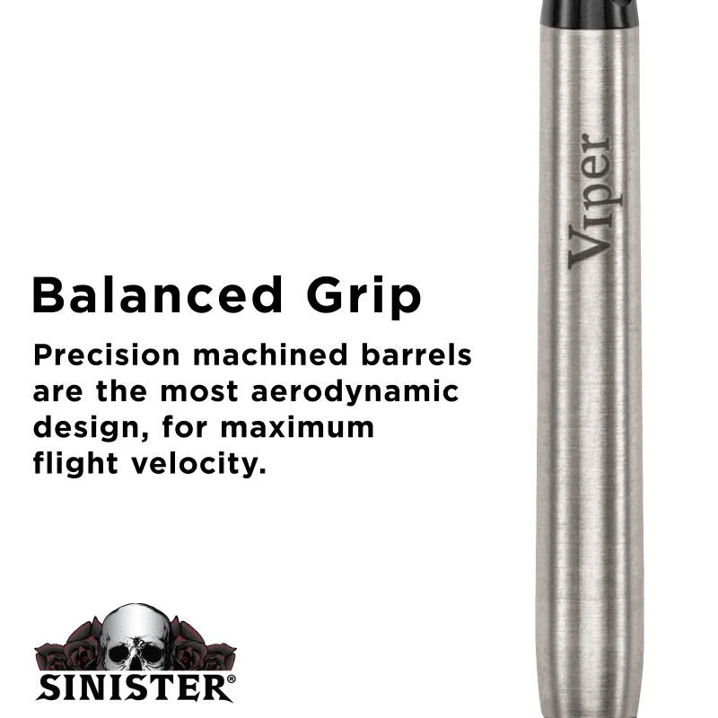 Viper Sinister Darts 95% Tungsten Soft Tip Darts Smooth Barrel 16 Grams - Image 3