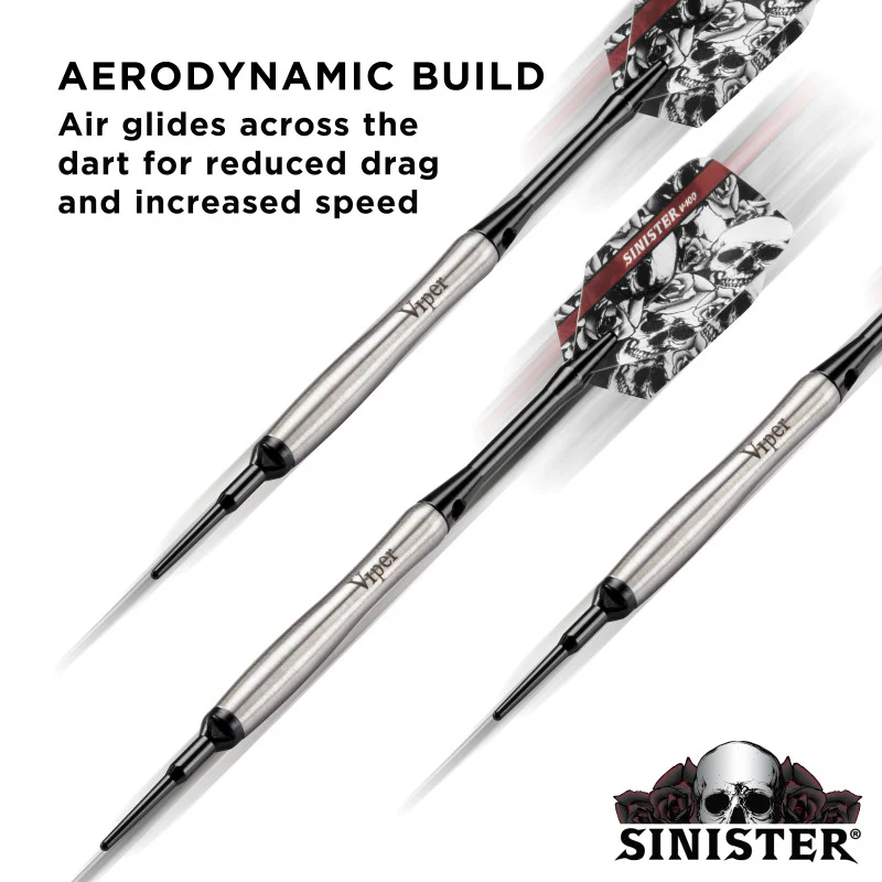 Viper Sinister Darts 95% Tungsten Soft Tip Darts Tapered Barrel 18 Grams - Image 4