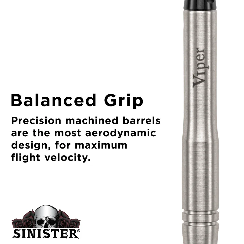 Viper Sinister Darts 95% Tungsten Soft Tip Darts Grooved Barrel 18 Grams - Image 3
