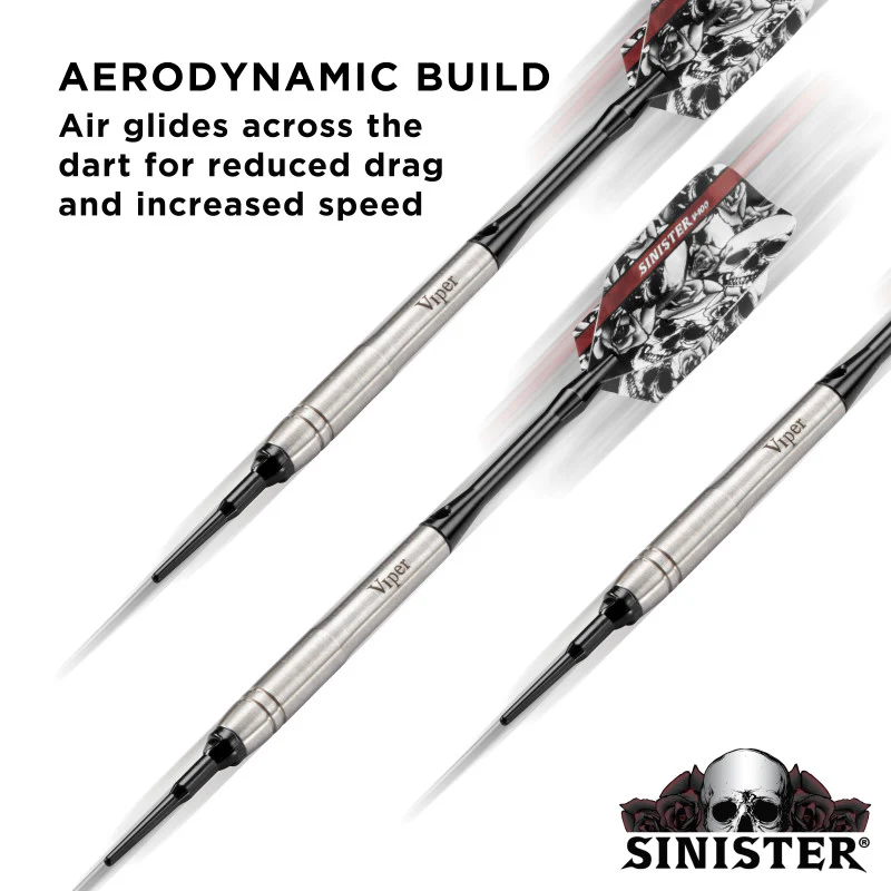 Viper Sinister Darts 95% Tungsten Soft Tip Darts Grooved Barrel 18 Grams - Image 5