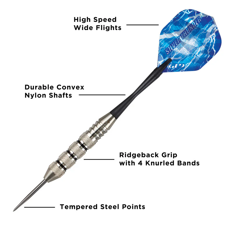 Viper Silver Thunder Darts Steel Tip Darts 22 Grams - Image 2
