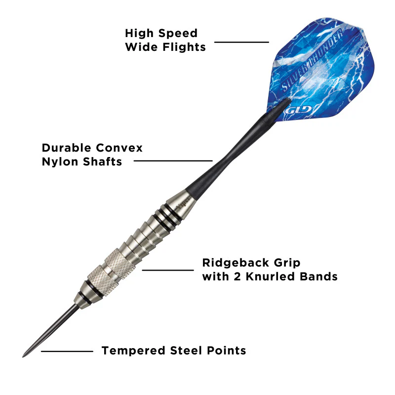 Viper Silver Thunder Darts Steel Tip Darts 23 Grams - Image 2