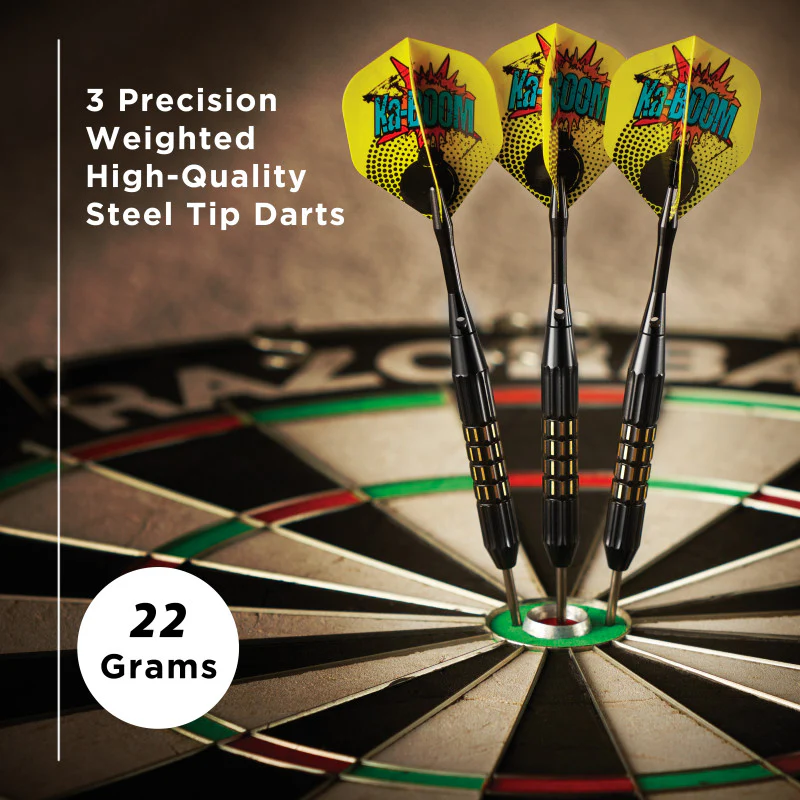 Viper Comix Darts Steel Tip Darts Black 22 Grams - Image 2