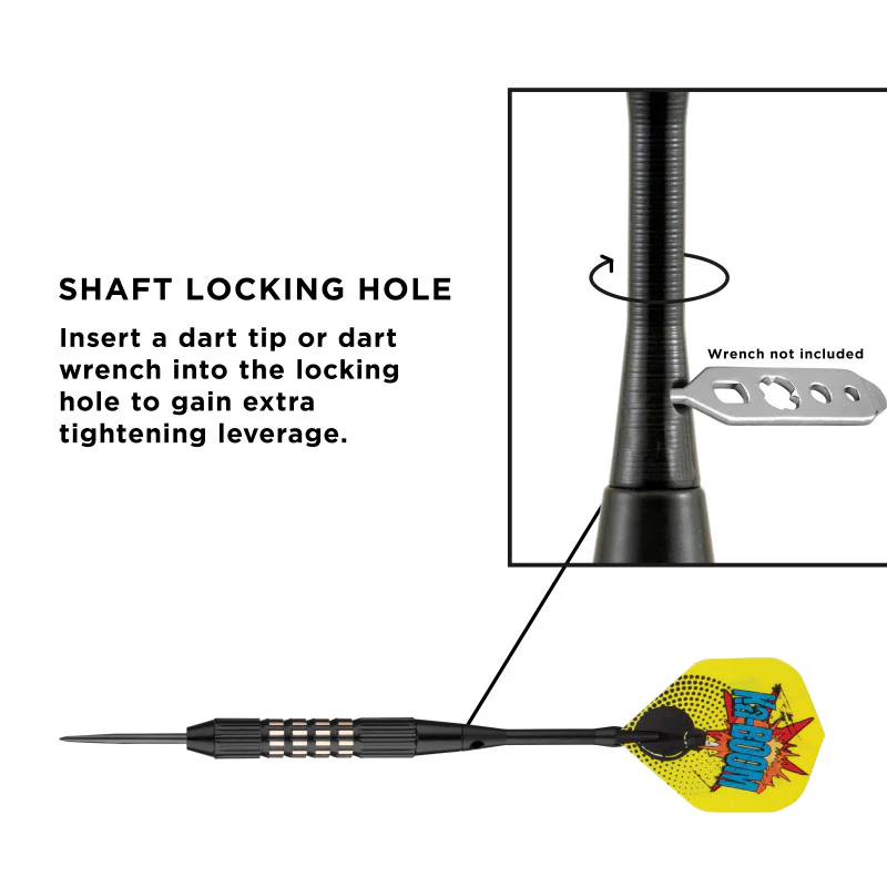 Viper Comix Darts Steel Tip Darts Black 22 Grams - Image 3