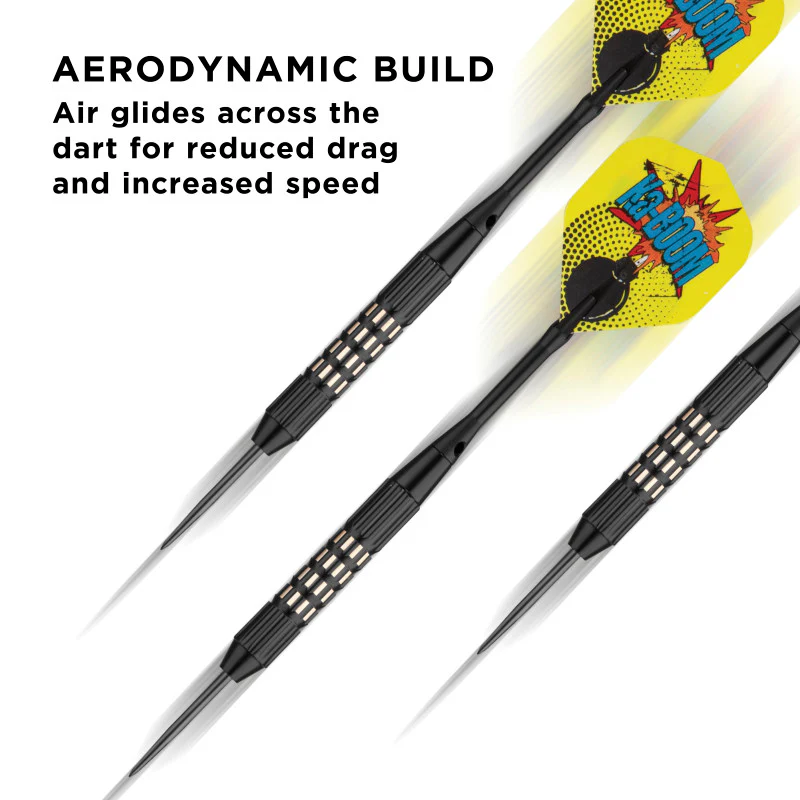 Viper Comix Darts Steel Tip Darts Black 22 Grams - Image 5