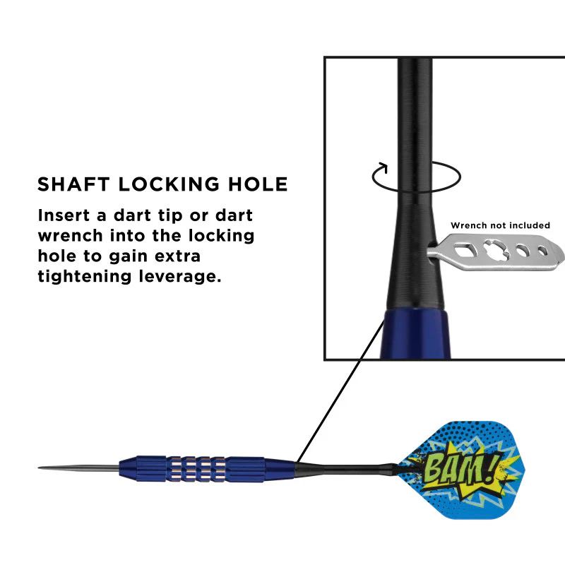 Viper Comix Darts Steel Tip Darts Blue 22 Grams - Image 3