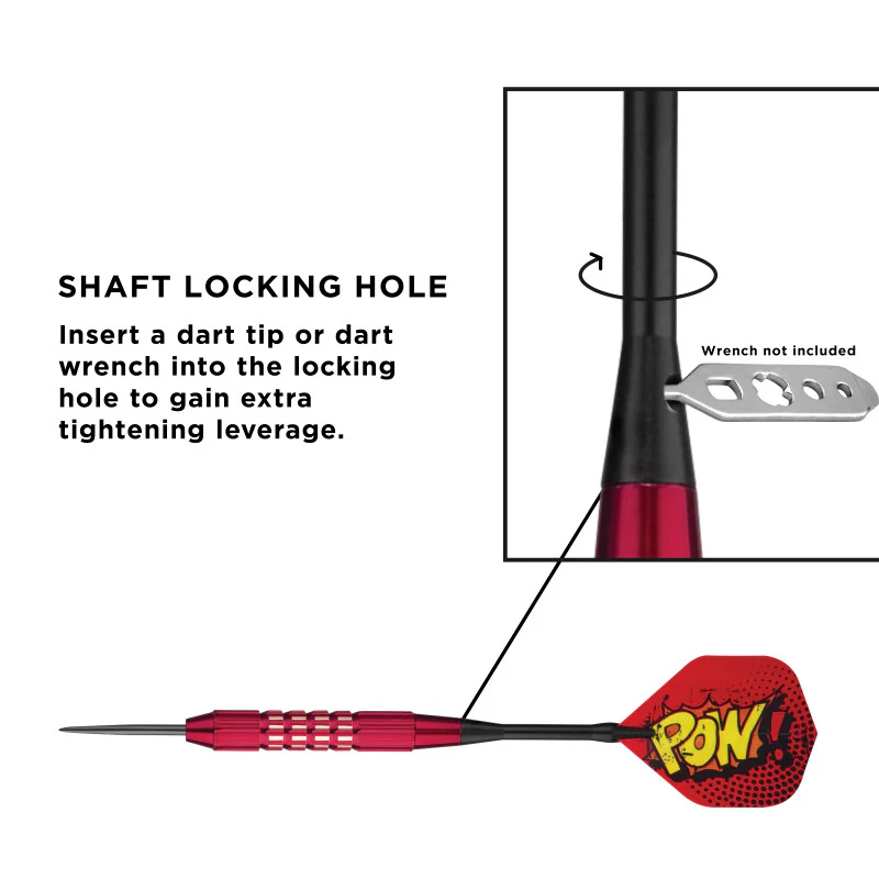 Viper Comix Darts Steel Tip Darts Red 22 Grams - Image 3