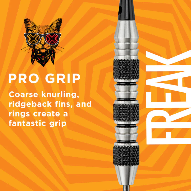 Viper The Freak Darts Steel Tip Darts Knurled and Shark Fin Barrel 22 Grams - Image 3
