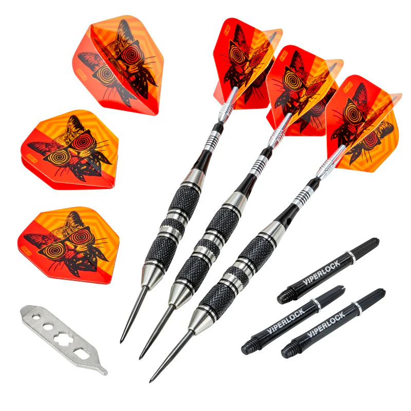 Viper The Freak Darts Steel Tip Darts 3 Knurled Rings Barrel 22 Grams - Image 13