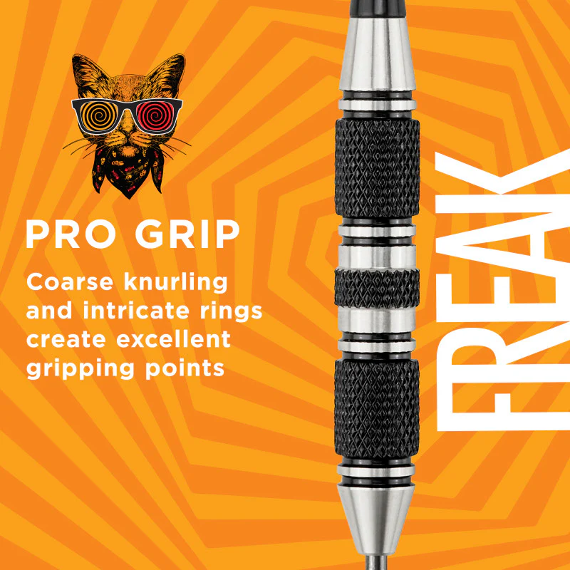 Viper The Freak Darts Steel Tip Darts 3 Knurled Rings Barrel 22 Grams - Image 3
