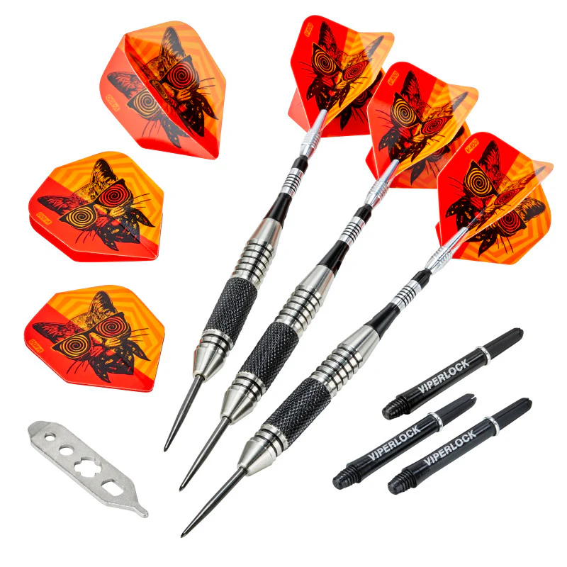 Viper The Freak Darts Steel Tip Darts Knurled and Grooved Barrel 22 Grams - Image 13
