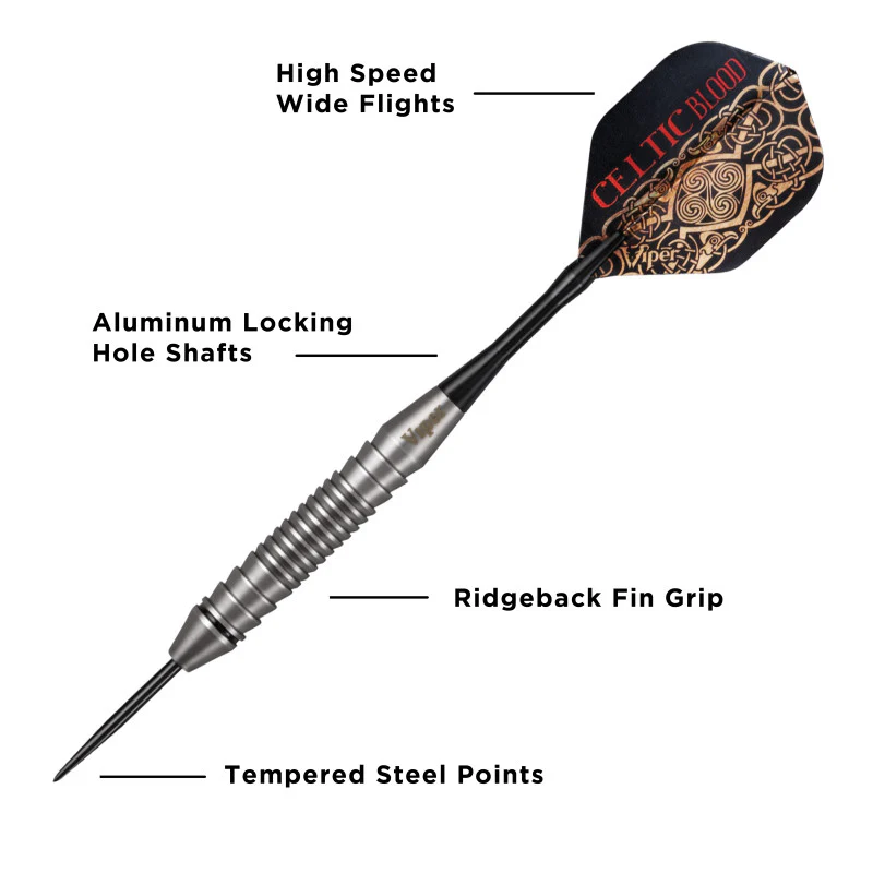 Viper Underground Celtic Blood Darts Steel Tip Darts 22 Grams - Image 5