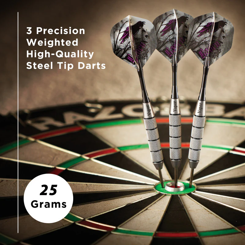 Viper Underground Raven Darts Steel Tip Darts 25 Grams - Image 2