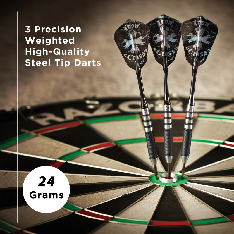 Viper Desperado 80% Tungsten Steel Tip Darts Iron Cross 24 Grams - Image 8