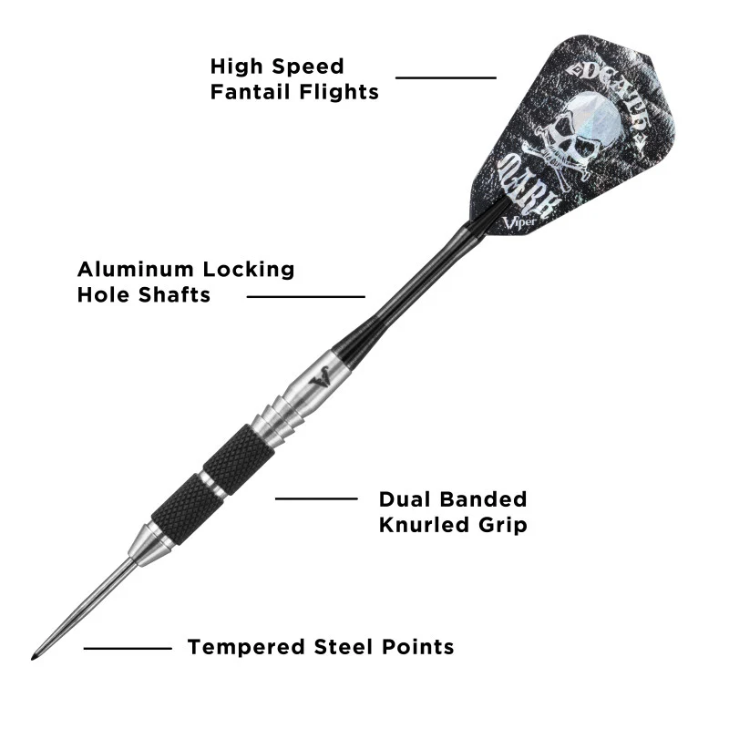 Viper Desperado 80% Tungsten Steel Tip Darts Death Mark 24 Grams - Image 5
