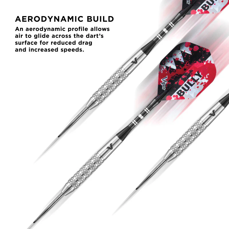 Viper Bully Darts 80% Tungsten Steel Tip Darts 24 Grams - Image 6