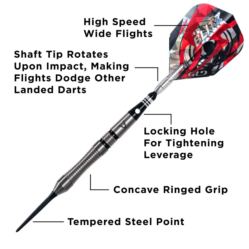 Viper Blitz Darts 95% Tungsten Steel Tip Darts 22 Grams - Image 2