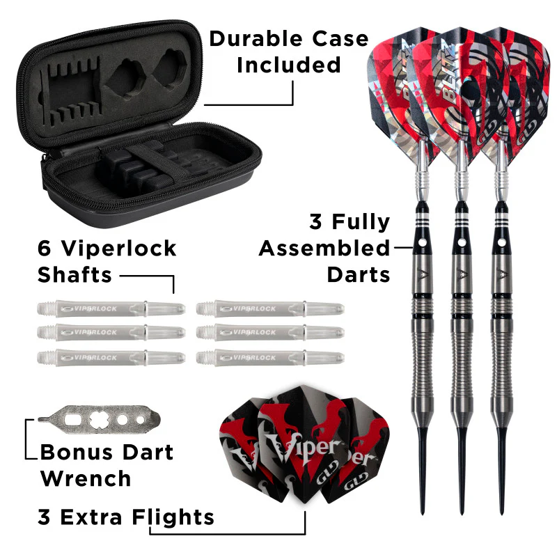 Viper Blitz Darts 95% Tungsten Steel Tip Darts 22 Grams - Image 4