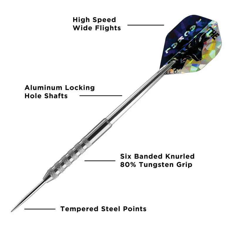 Viper Jackal Darts 80% Tungsten Steel Tip Darts In Wallet 21 Grams - Image 5