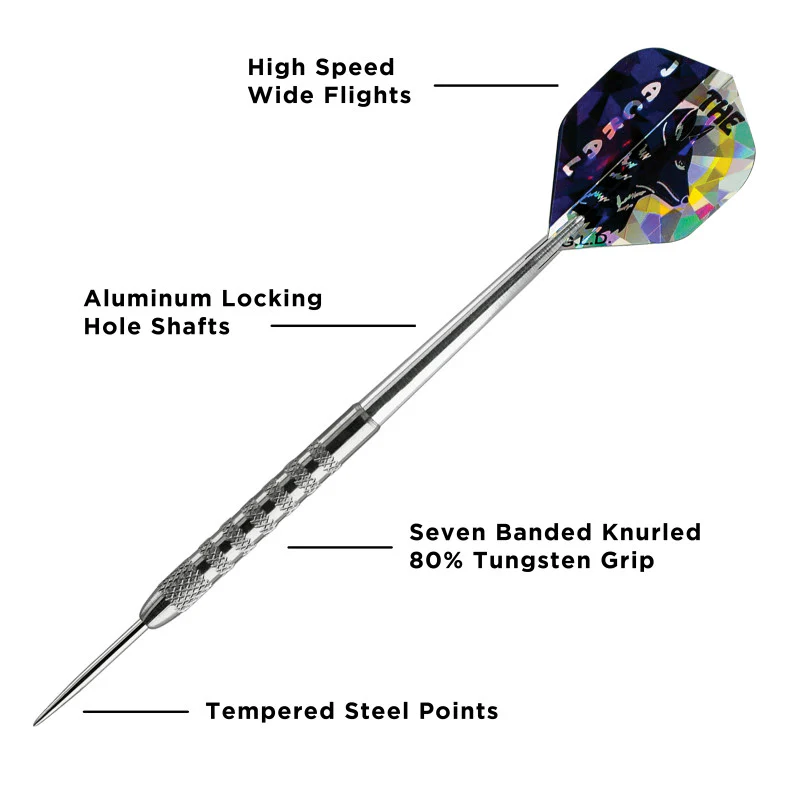 Viper Jackal Darts 80% Tungsten Steel Tip Darts In Wallet 23 Grams - Image 6