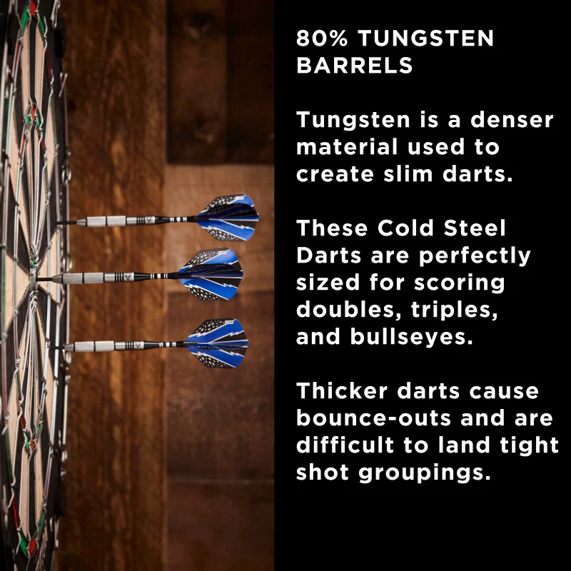 Viper Cold Steel Darts 80% Tungsten Steel Tip Darts 21 Grams - Image 7