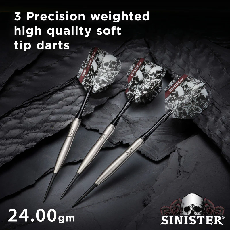 Viper Sinister Darts 95% Tungsten Steel Tip Darts 24 Grams - Image 6