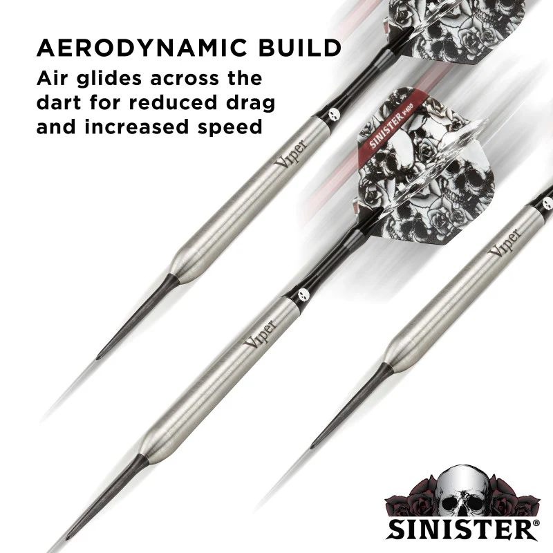 Viper Sinister Darts 95% Tungsten Steel Tip Darts 25 Grams - Image 3