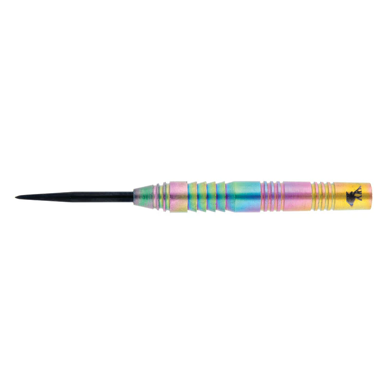 Elkadart Rainbow 90% Tungsten Steel Tip Darts Multi Color Titanium Coating 23 Grams - Image 2
