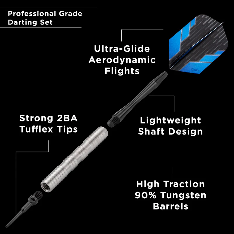 Fat Cat Bulletz 90% Tungsten Soft Tip Darts 18 Grams - Image 2
