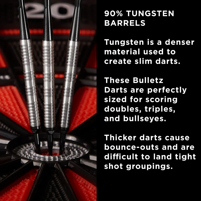Fat Cat Bulletz 90% Tungsten Soft Tip Darts 18 Grams - Image 4