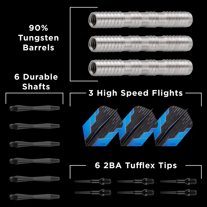 Fat Cat Bulletz 90% Tungsten Soft Tip Darts 18 Grams - Image 5