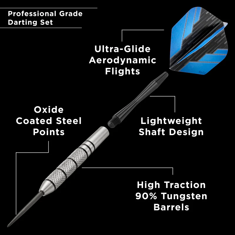 Fat Cat Bulletz 90% Tungsten Steel Tip Darts 23 Grams - Image 2