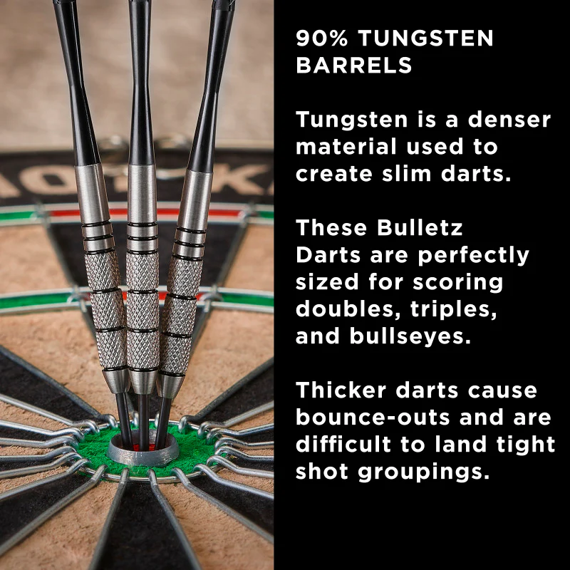 Fat Cat Bulletz 90% Tungsten Steel Tip Darts 23 Grams - Image 4