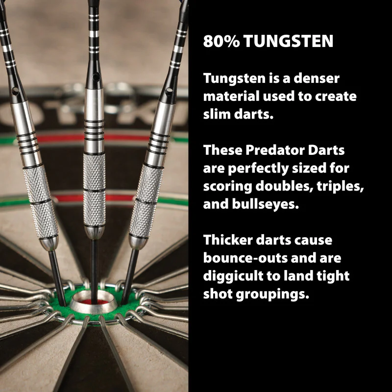 Fat Cat Predator 80% Tungsten Steel Tip Darts 23 Grams - Image 3