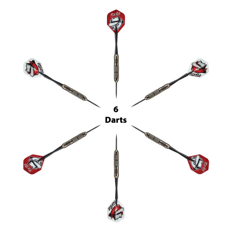 Fat Cat Twin Pack Steel Tip Darts 19 Grams - Image 4